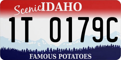 ID license plate 1T0179C