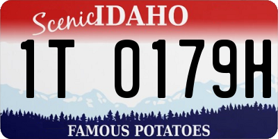 ID license plate 1T0179H