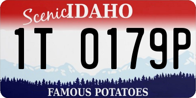 ID license plate 1T0179P