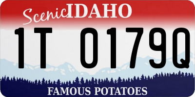 ID license plate 1T0179Q