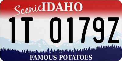 ID license plate 1T0179Z