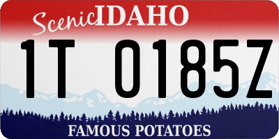 ID license plate 1T0185Z