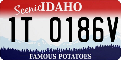 ID license plate 1T0186V