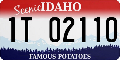 ID license plate 1T0211O