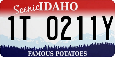 ID license plate 1T0211Y