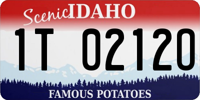 ID license plate 1T0212O