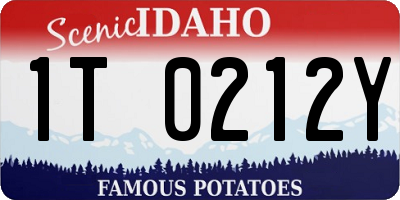 ID license plate 1T0212Y
