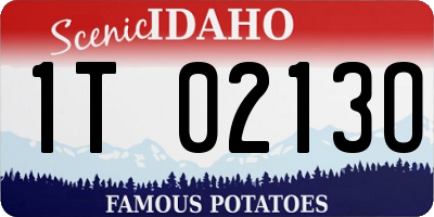 ID license plate 1T0213O