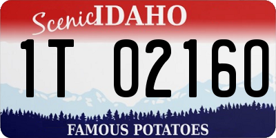 ID license plate 1T0216O
