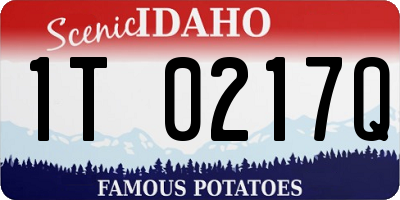 ID license plate 1T0217Q