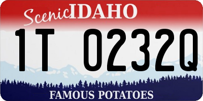 ID license plate 1T0232Q