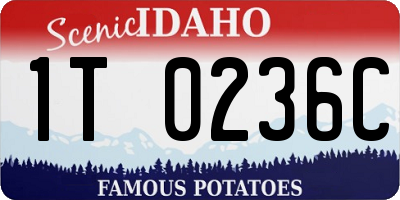 ID license plate 1T0236C