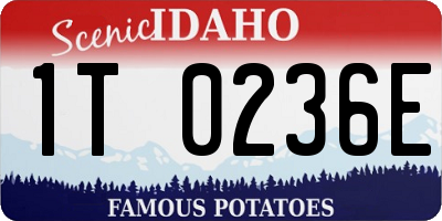 ID license plate 1T0236E
