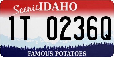 ID license plate 1T0236Q