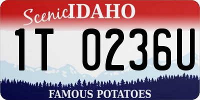 ID license plate 1T0236U