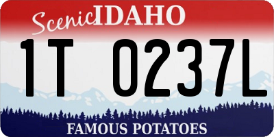 ID license plate 1T0237L