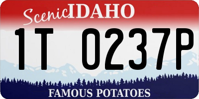 ID license plate 1T0237P