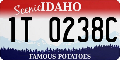 ID license plate 1T0238C