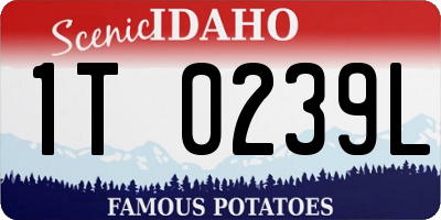 ID license plate 1T0239L