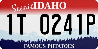 ID license plate 1T0241P
