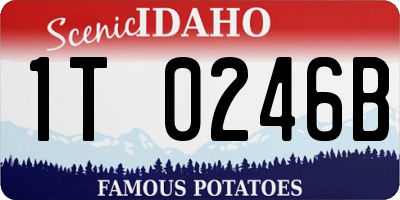 ID license plate 1T0246B