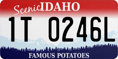ID license plate 1T0246L