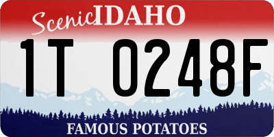 ID license plate 1T0248F