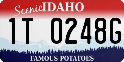 ID license plate 1T0248G