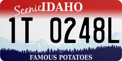 ID license plate 1T0248L
