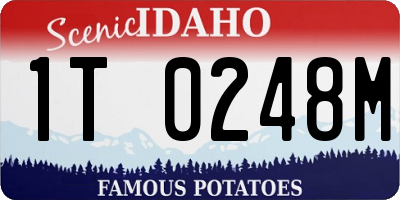 ID license plate 1T0248M