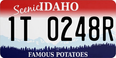 ID license plate 1T0248R