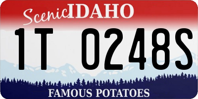 ID license plate 1T0248S