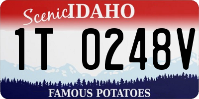ID license plate 1T0248V