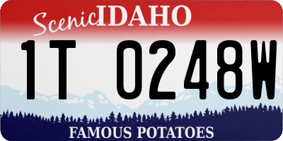ID license plate 1T0248W