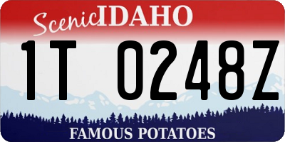 ID license plate 1T0248Z