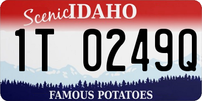 ID license plate 1T0249Q