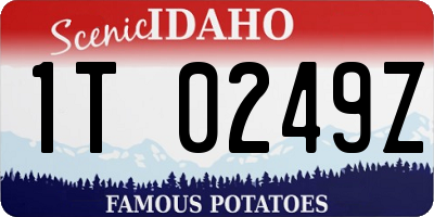 ID license plate 1T0249Z