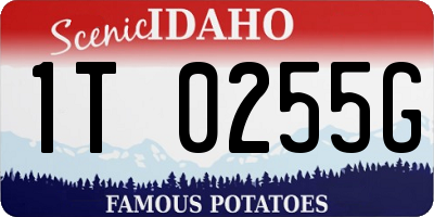 ID license plate 1T0255G