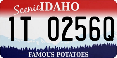 ID license plate 1T0256Q