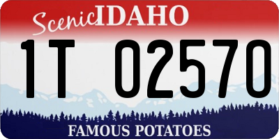 ID license plate 1T0257O