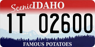 ID license plate 1T0260O