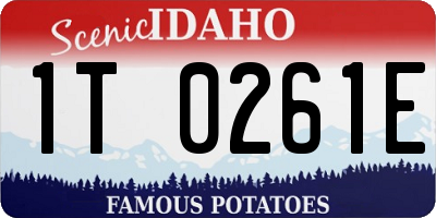 ID license plate 1T0261E
