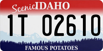 ID license plate 1T0261O
