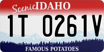 ID license plate 1T0261V