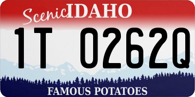 ID license plate 1T0262Q