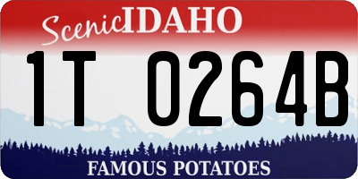 ID license plate 1T0264B