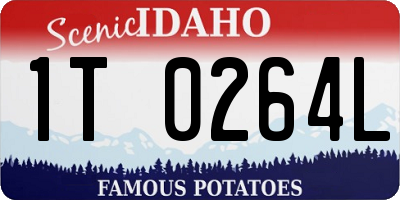 ID license plate 1T0264L
