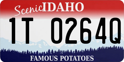 ID license plate 1T0264Q