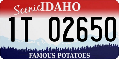 ID license plate 1T0265O