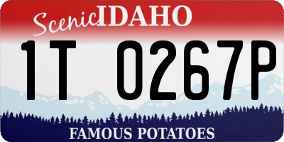 ID license plate 1T0267P